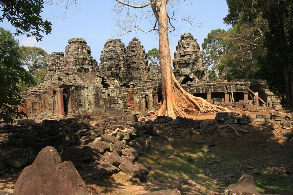 Kambodza - chramy v Angkoru